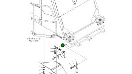 Кронштейн 561-95-88380 Komatsu