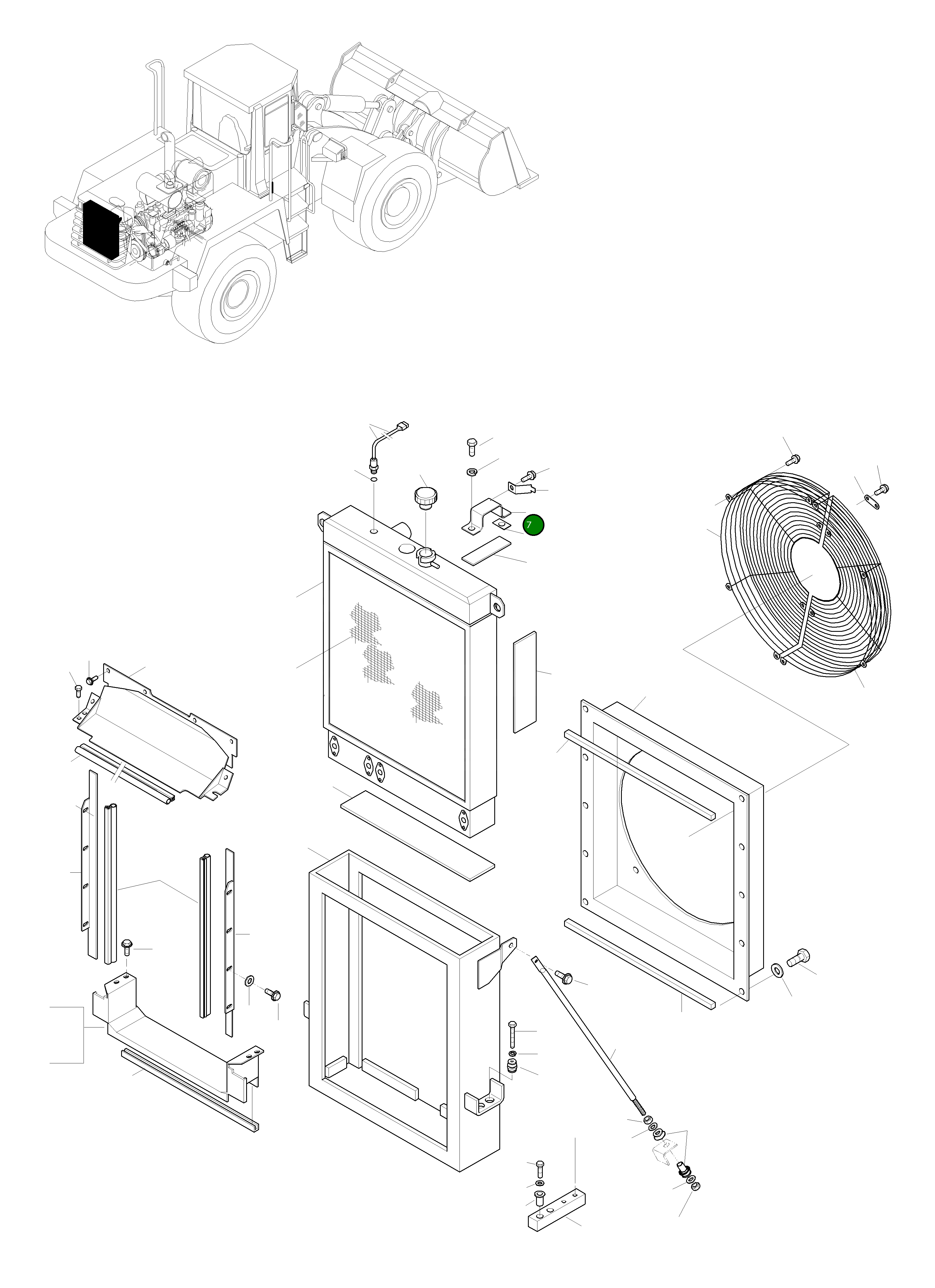 Клипса 423-03-H0P05 Komatsu