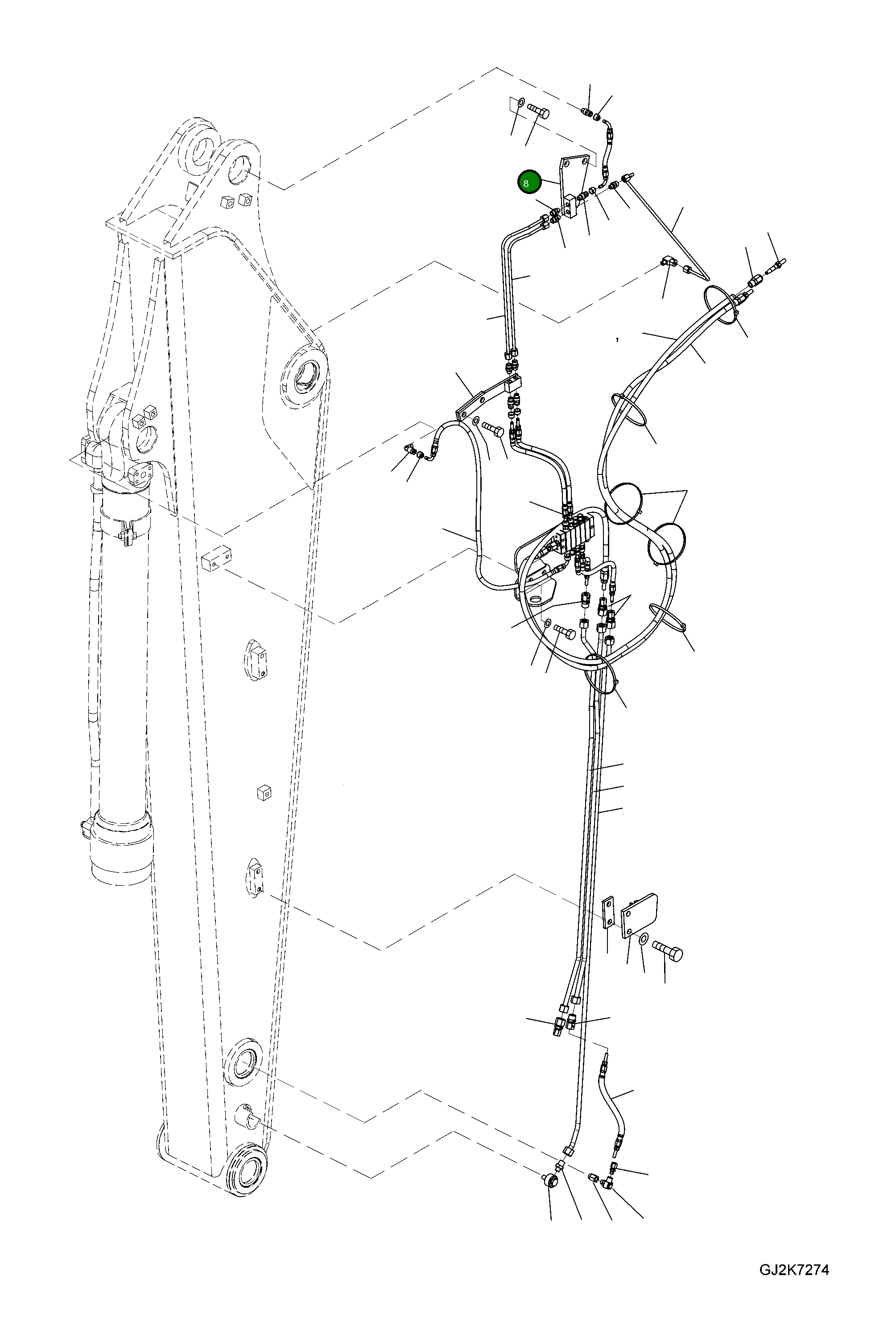 Кронштейн 20E-S95-H131 Komatsu