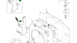 Опора 37A-62-13154 Komatsu