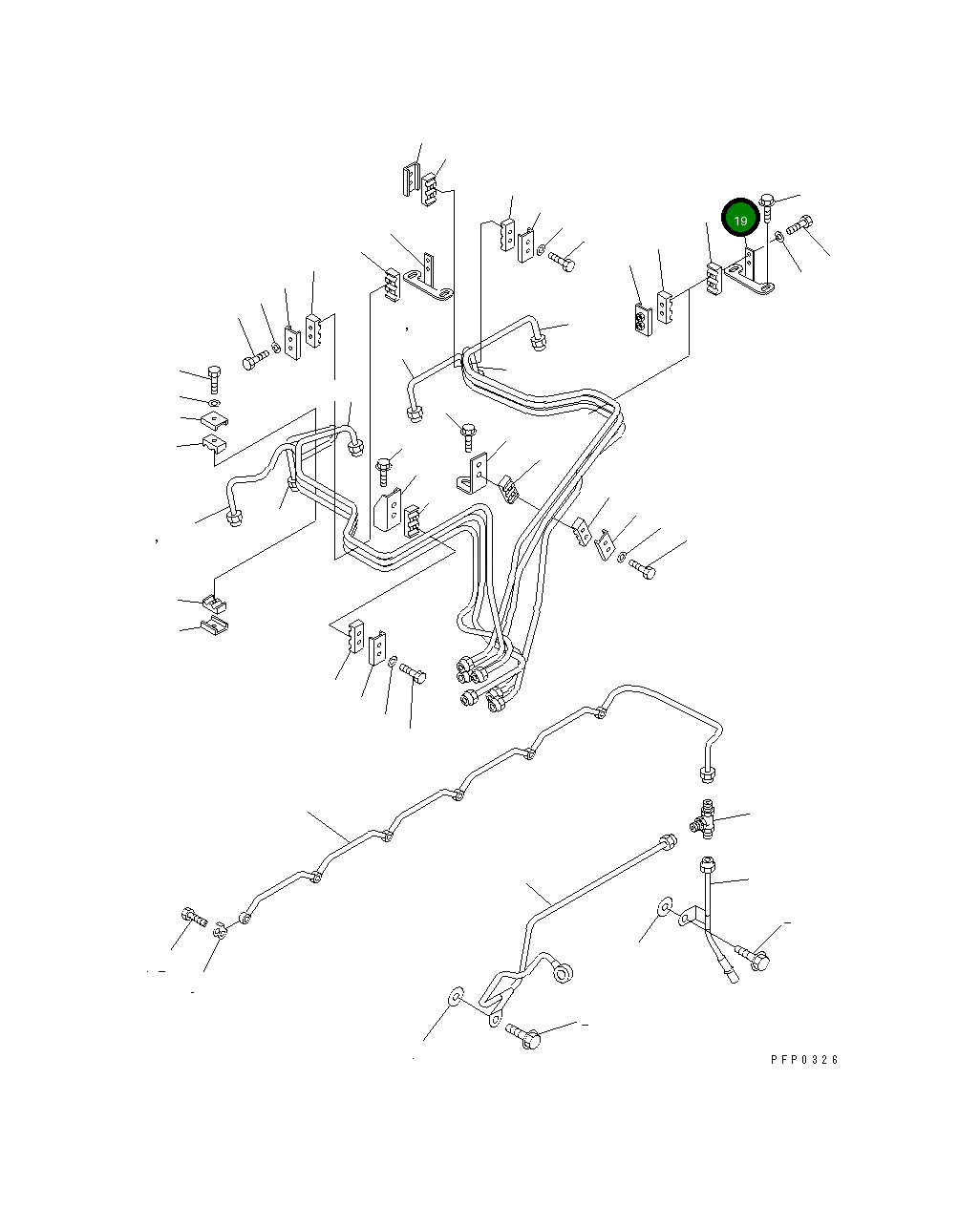 Кронштейн 6735-71-5920 Komatsu