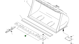 Нож 425-70-H0P05 Komatsu
