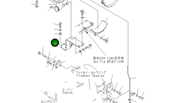 Кронштейн 23A-02-35130 Komatsu