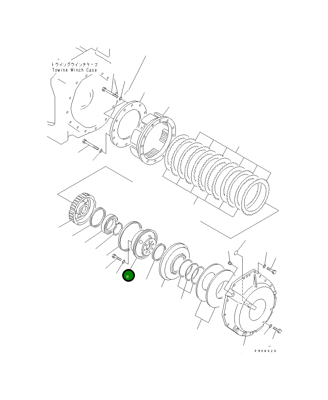 Корпус 14X-960-3130 Komatsu
