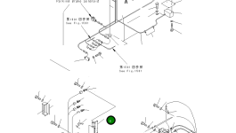 Кронштейн 8221-06-1231 Komatsu