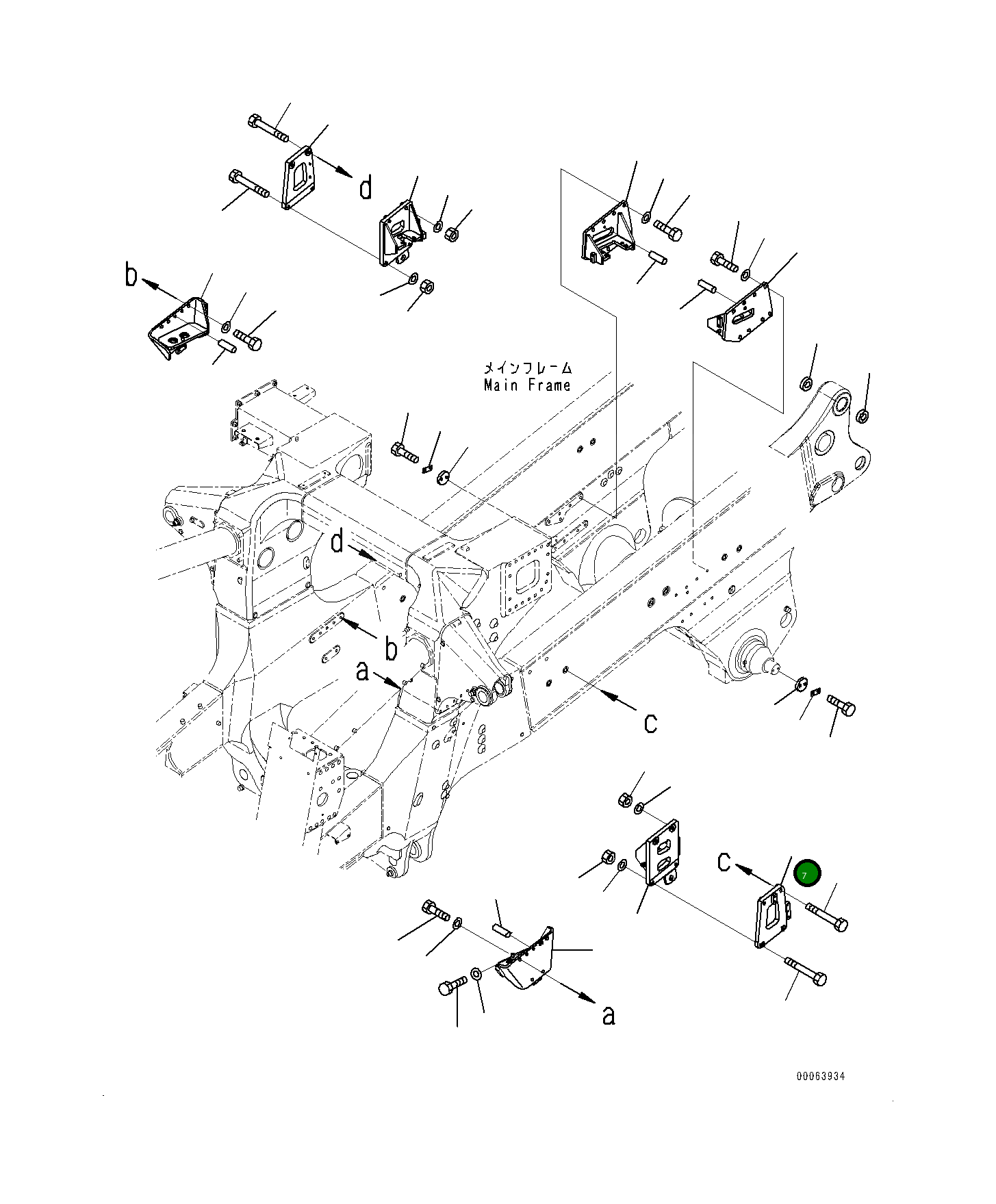 Кронштейн 561-46-82542 Komatsu