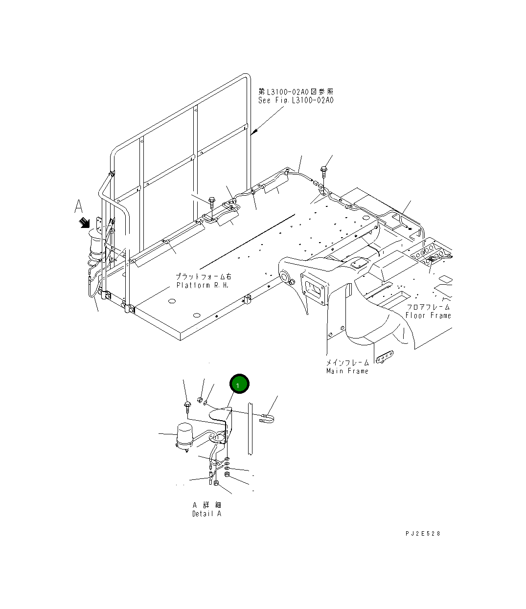 Кронштейн 569-85-81510 Komatsu