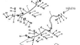Шланг 07115-01013 Komatsu