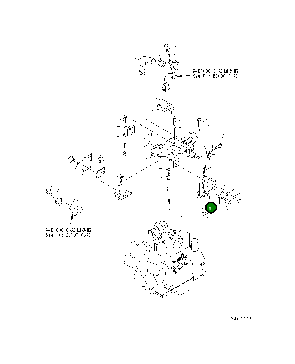 Кронштейн 11Y-01-11155 Komatsu