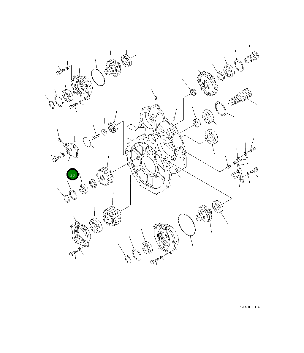 Клетка 23B-15-18150 Komatsu