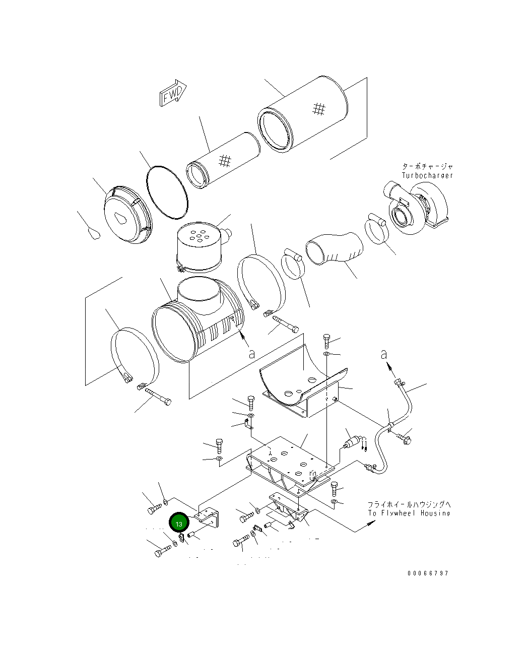Кронштейн 6240-11-5070 Komatsu
