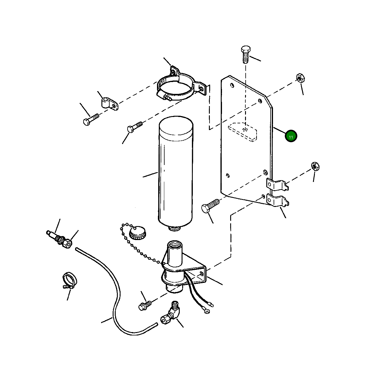 Кронштейн 419-06-28110 Komatsu