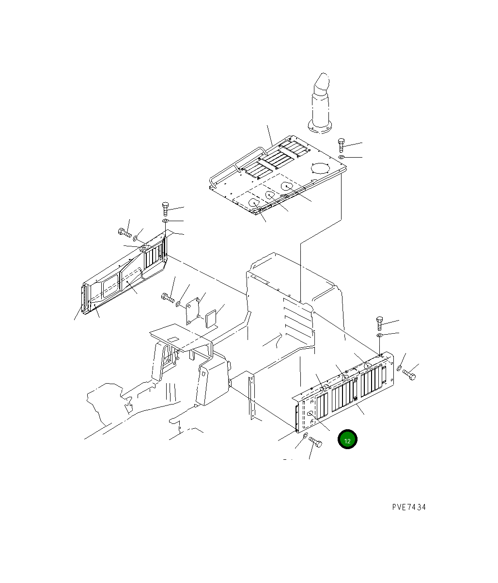 Лист 426-Z84-2411 Komatsu