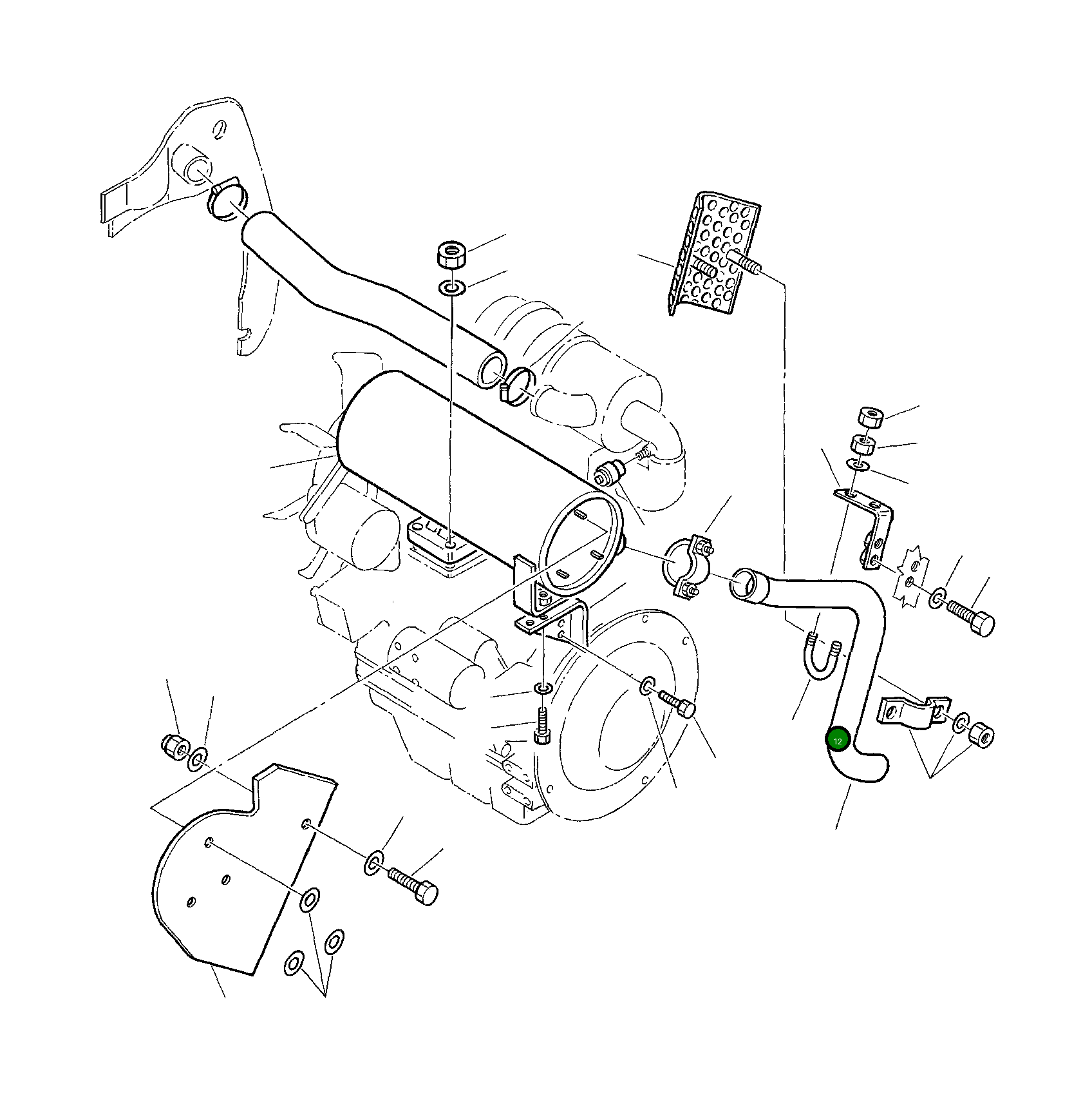 Опора 3F3003051 Komatsu