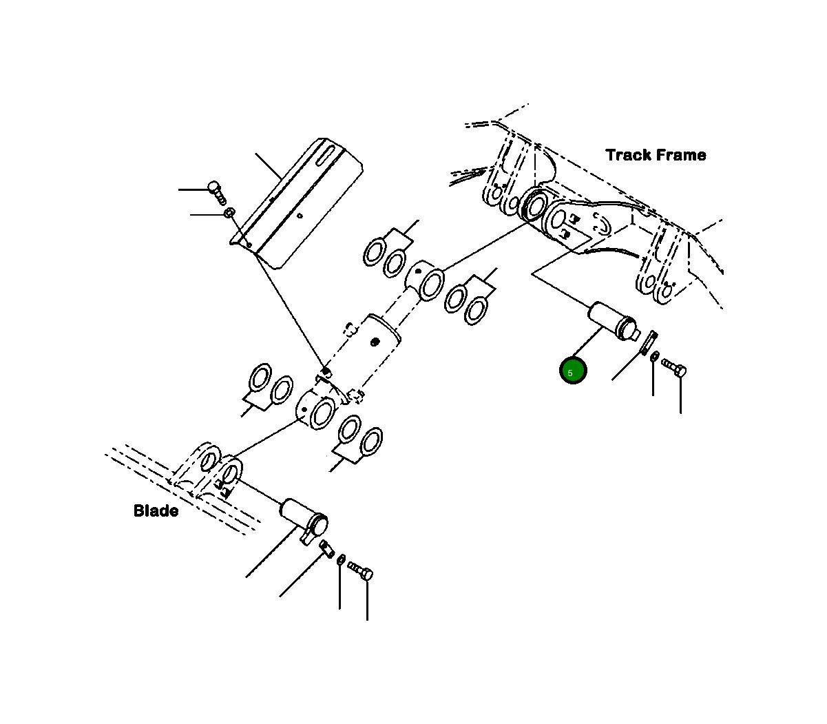 Палец 21W-71-51120 Komatsu