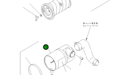Корпус воздухоочистителя, в сборе 6137-81-7610 Komatsu