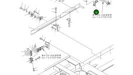 Кронштейн 8296-62-1390 Komatsu