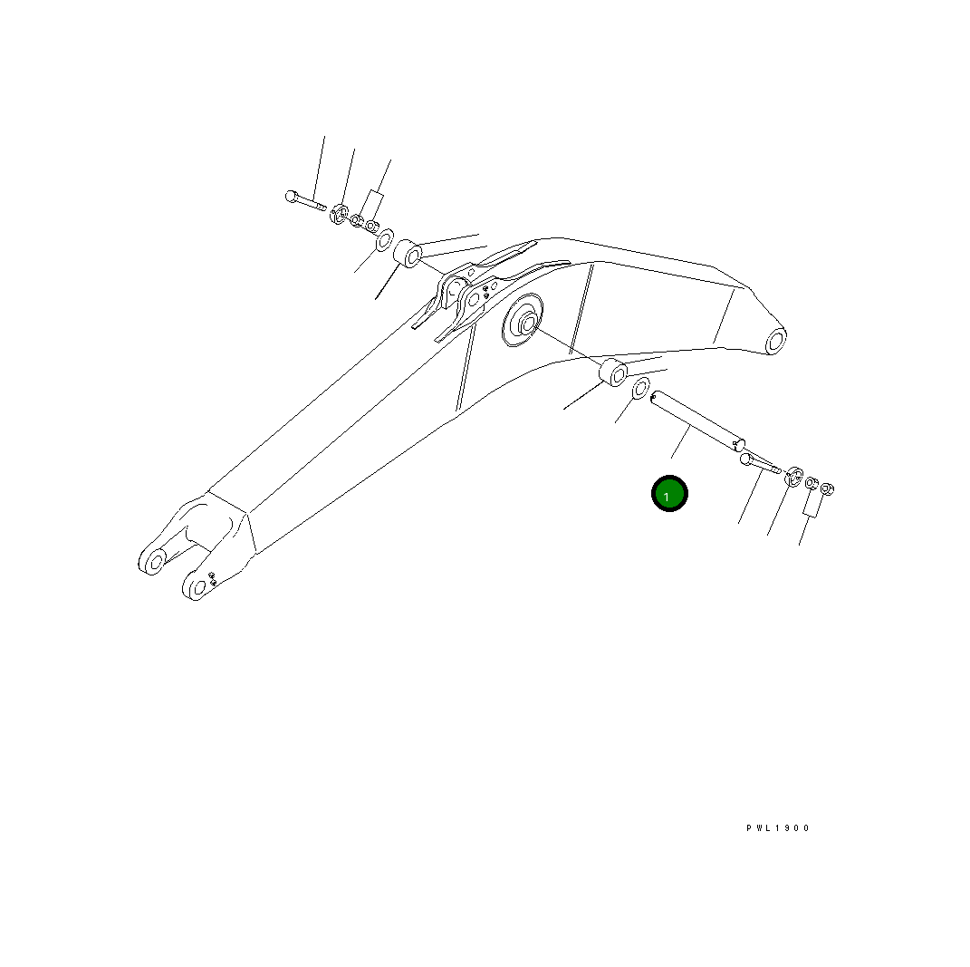 Палец 21M-70-11220 Komatsu