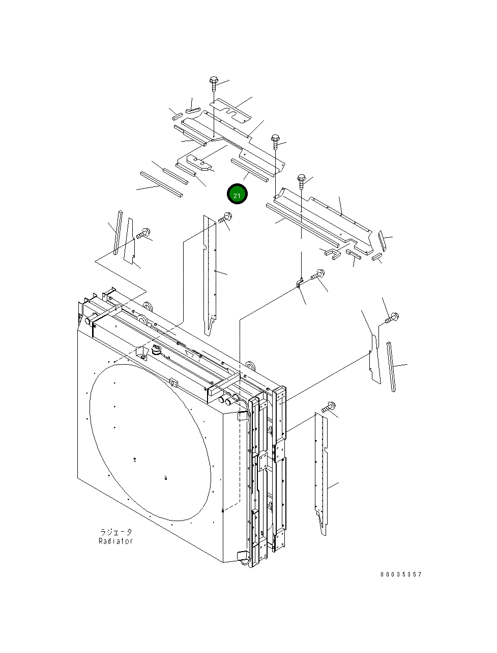 Лист 42C-03-13540 Komatsu