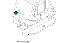 Кронштейн 569-54-82512 Komatsu