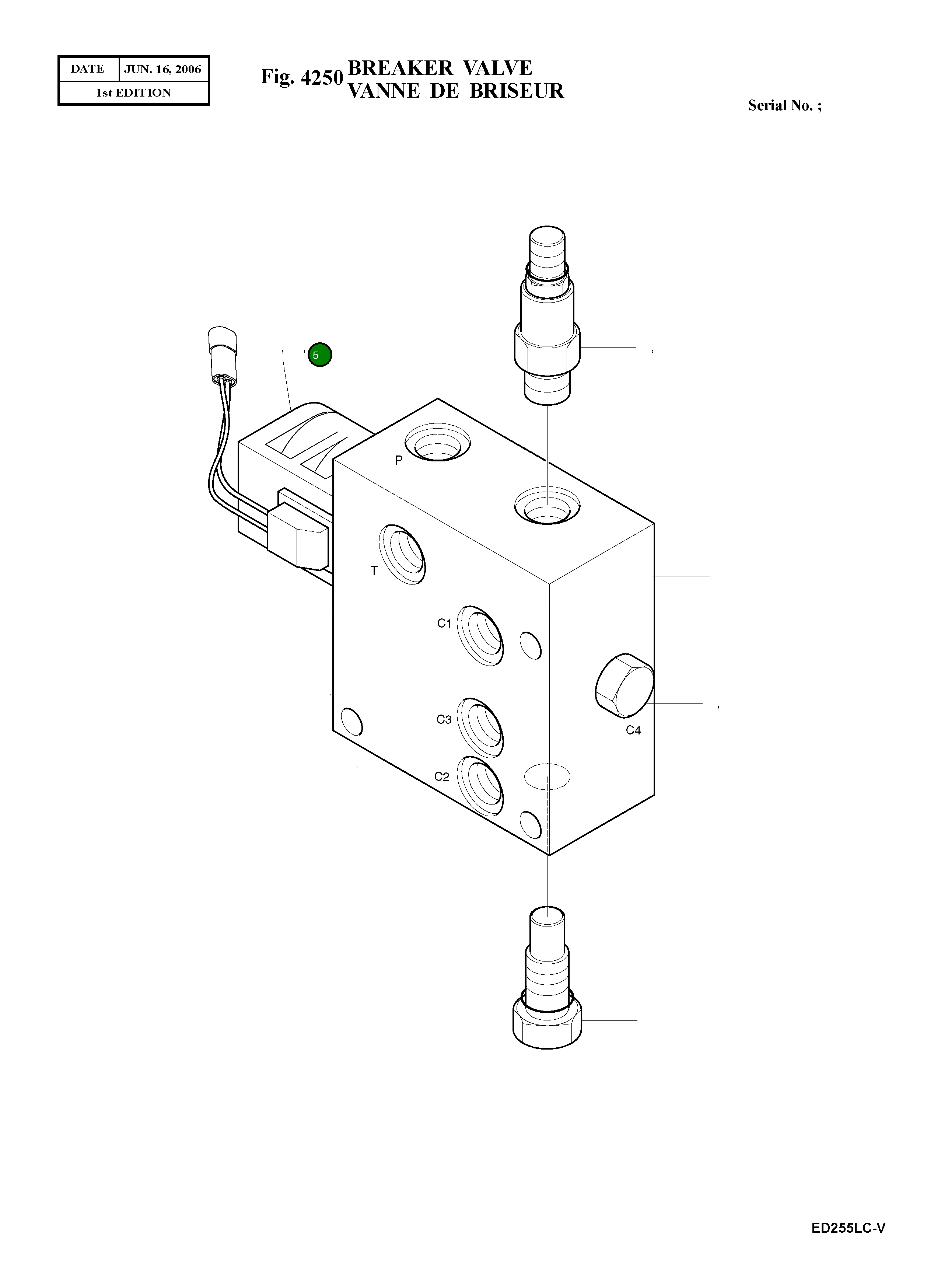 Катушка VDL24 Komatsu