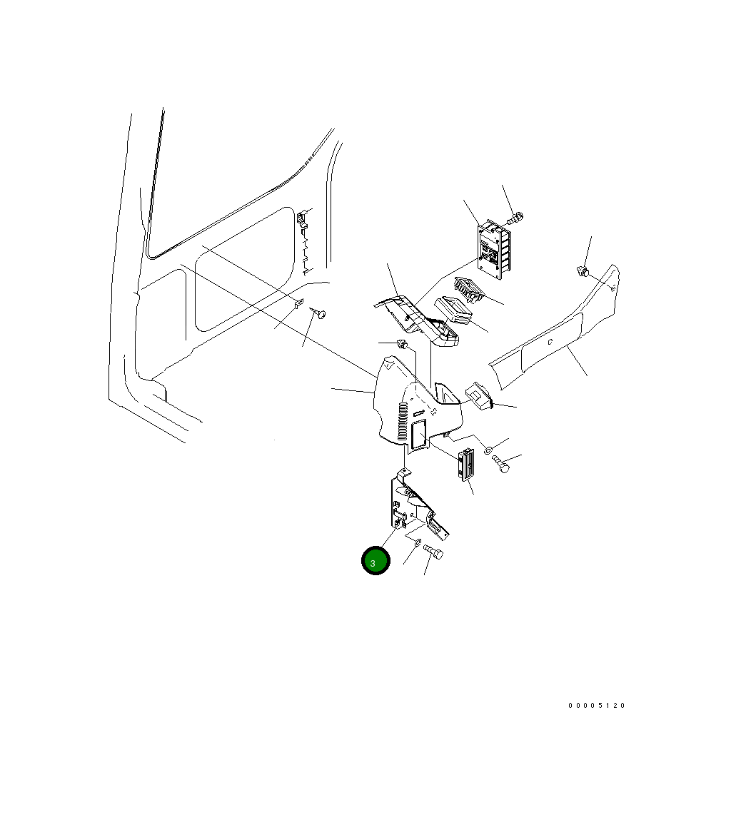 Кронштейн 20Y-06-31810 Komatsu