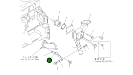 Кронштейн 6150-61-6540 Komatsu