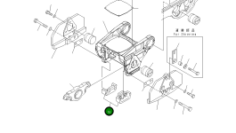 Направляющая 198-30-67581 Komatsu