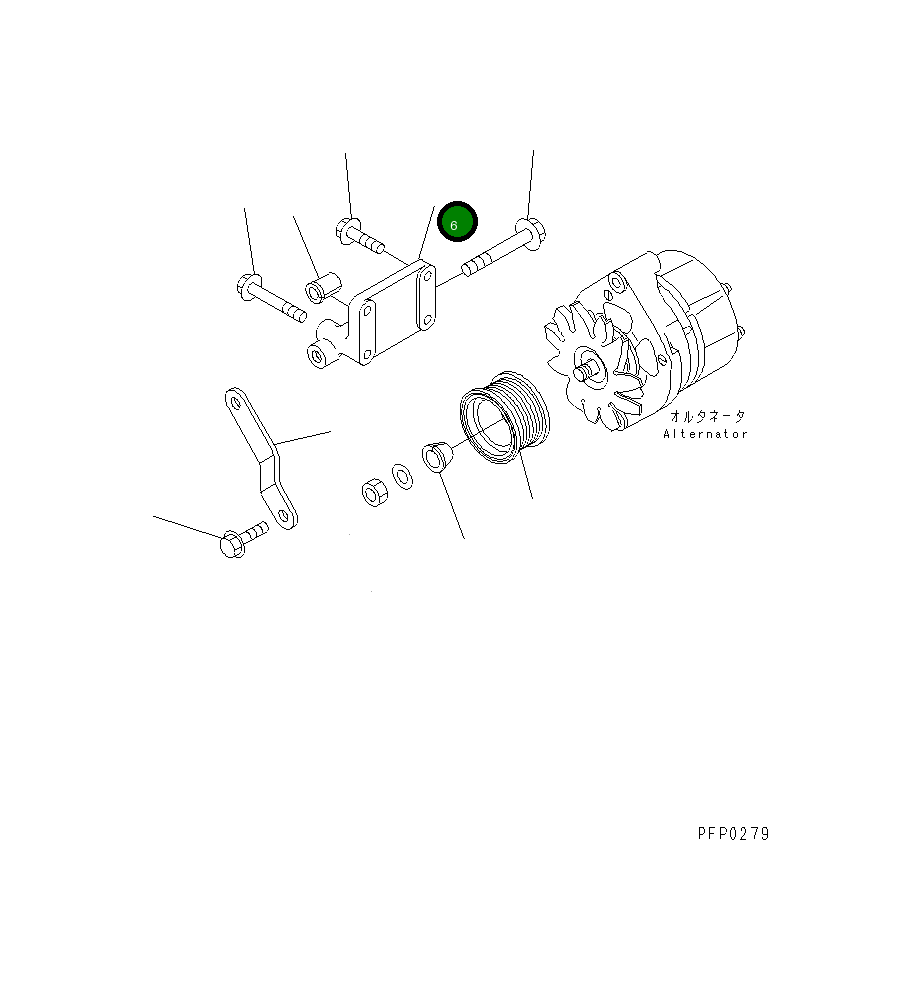 Опора 6742-01-5178 Komatsu