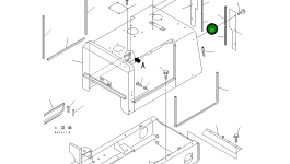 Лист 279-54-12570 Komatsu