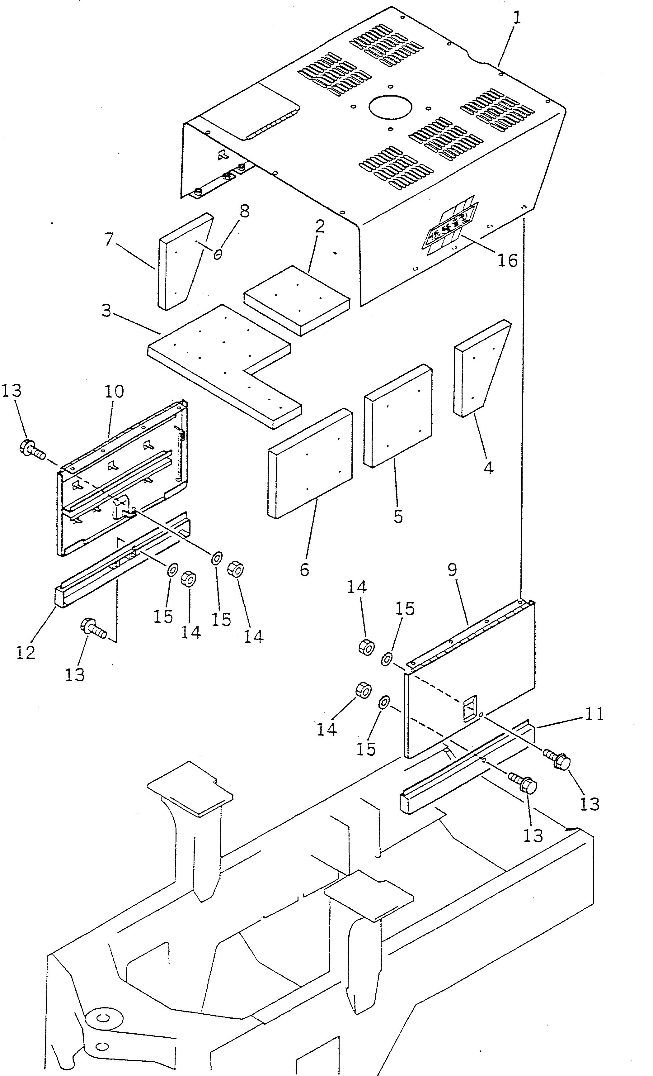 Лист 417-54-11970 Komatsu