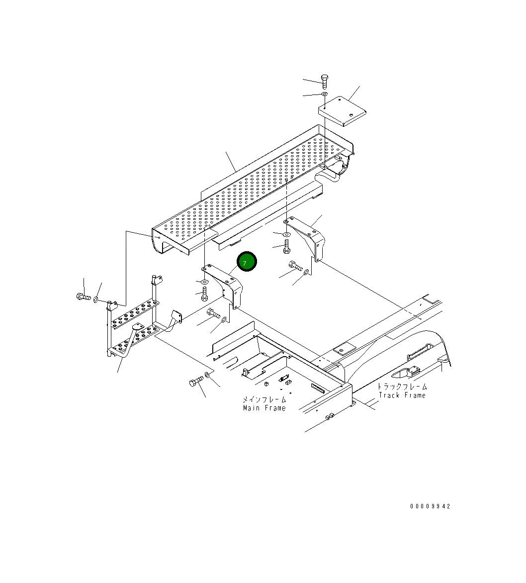 Кронштейн 8240-54-1870 Komatsu
