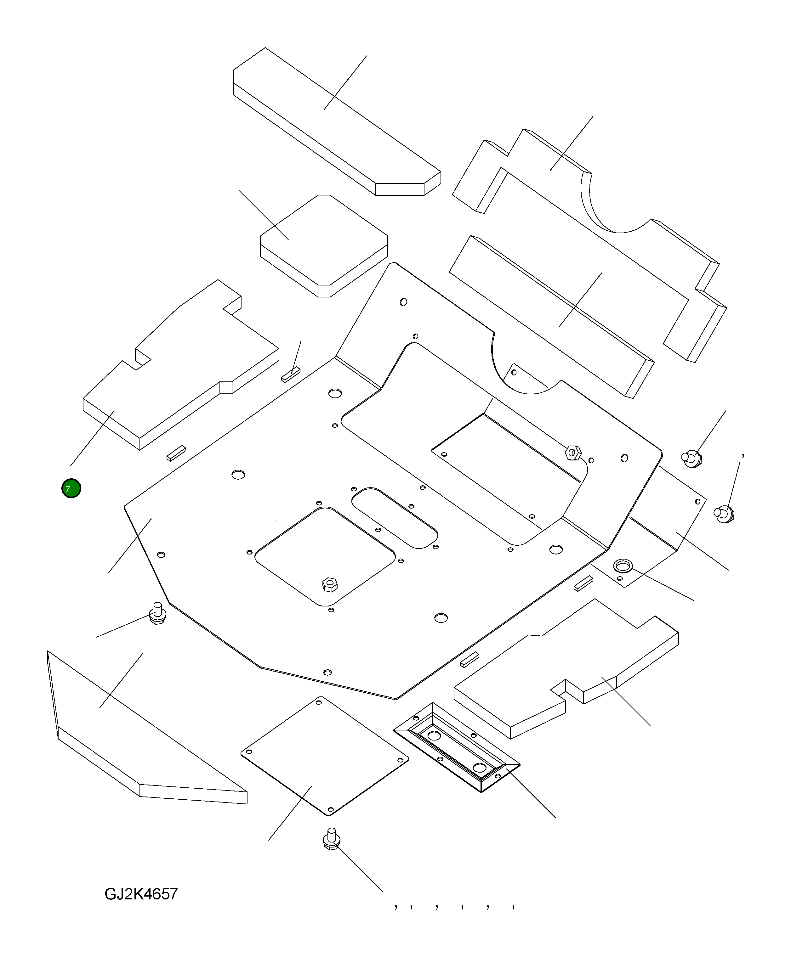 Лист 418-Z84-H280 Komatsu