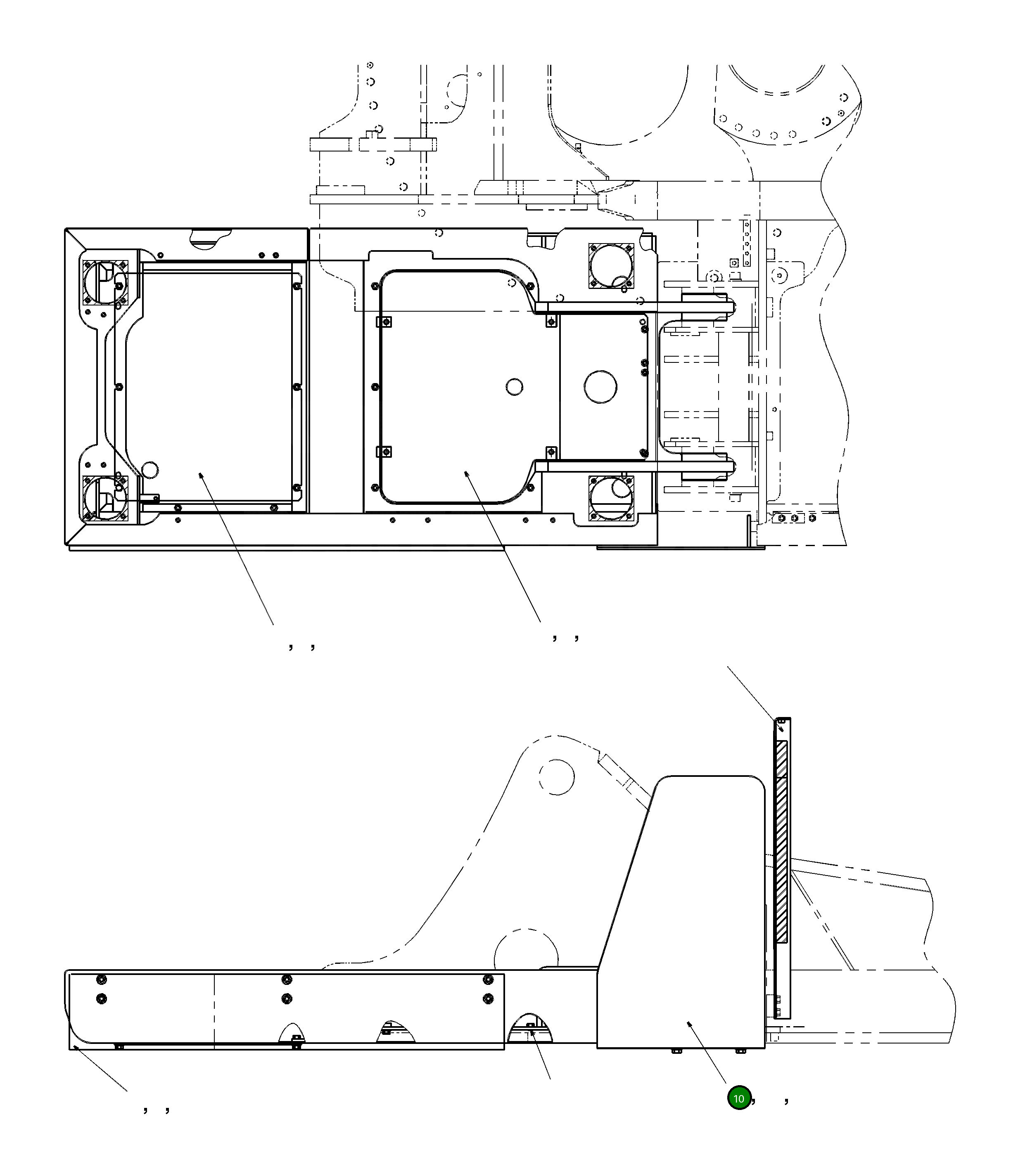 Кронштейн 207-54-KB280 Komatsu