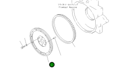 Маховик 6156-31-4651 Komatsu
