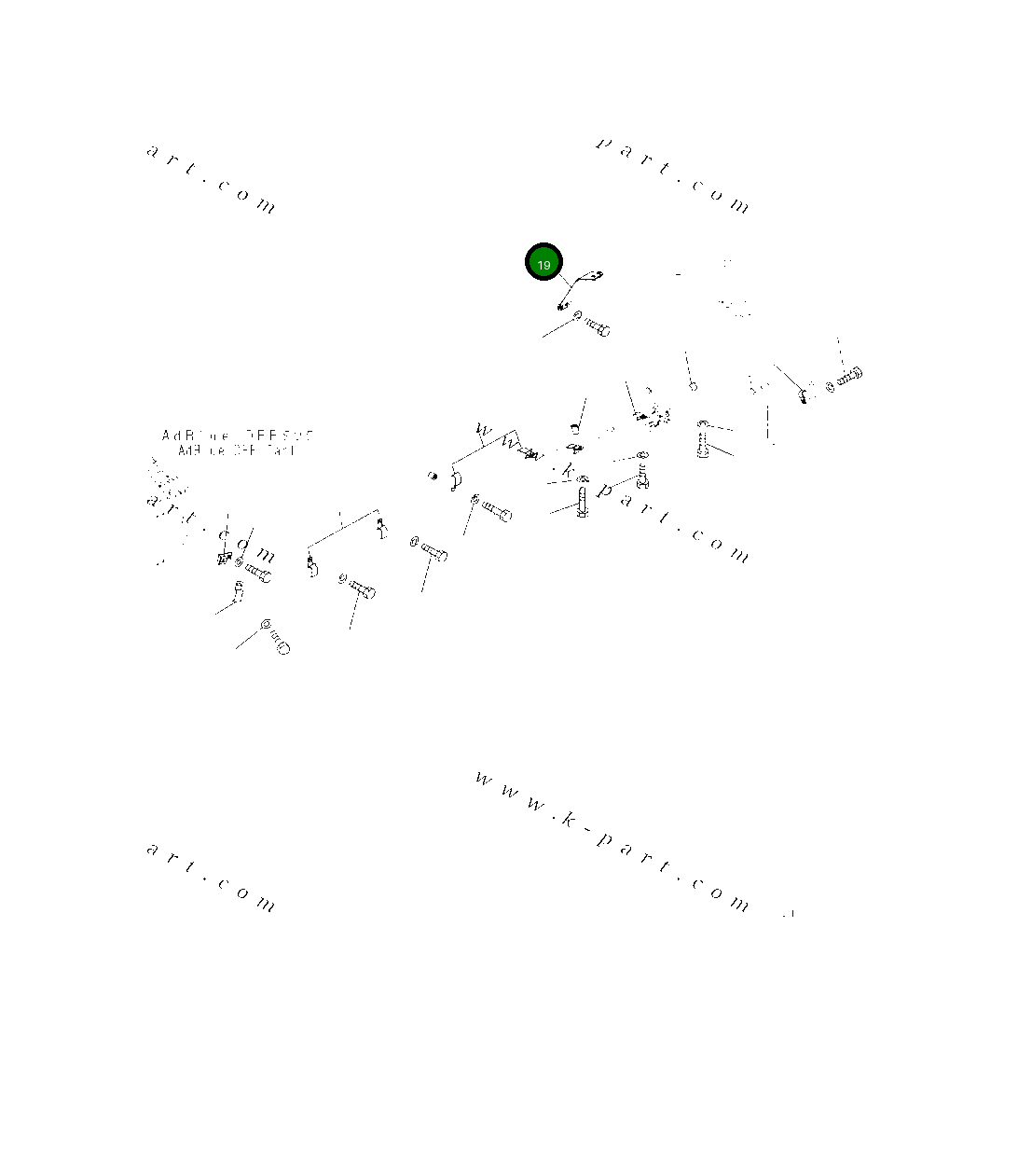 Кронштейн 2A7-979-1161 Komatsu