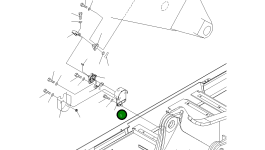 Кронштейн 20Y-70-32242 Komatsu