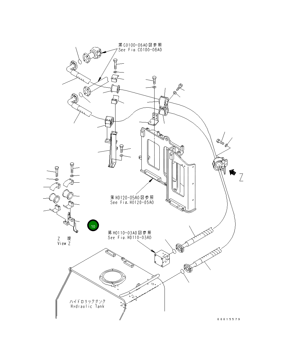 Кронштейн 209-62-73660 Komatsu