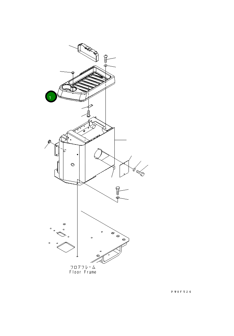 Лоток 421-Z94-3870 Komatsu