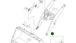 Палец 419-T80-4970 Komatsu