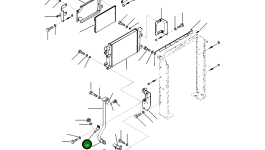 Кронштейн 207-03-41371 Komatsu