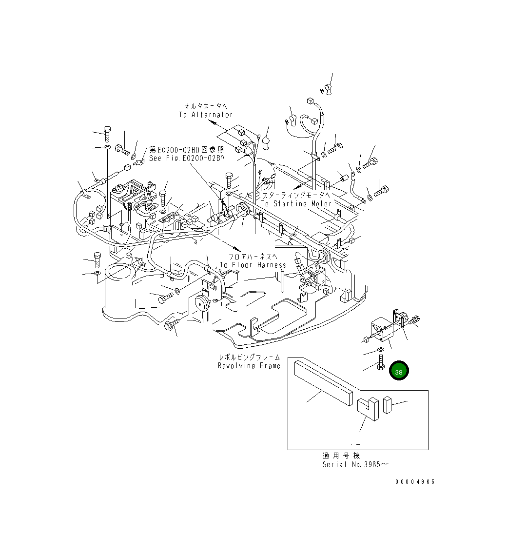 Кронштейн 22F-06-17130 Komatsu