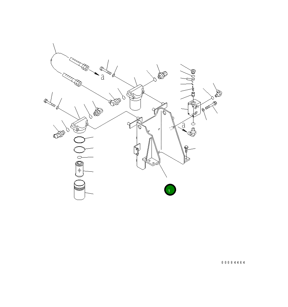 Кронштейн 42C-62-15313 Komatsu