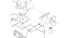 Кронштейн 6215-61-7270 Komatsu