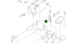 Кронштейн 26C-81-11180 Komatsu