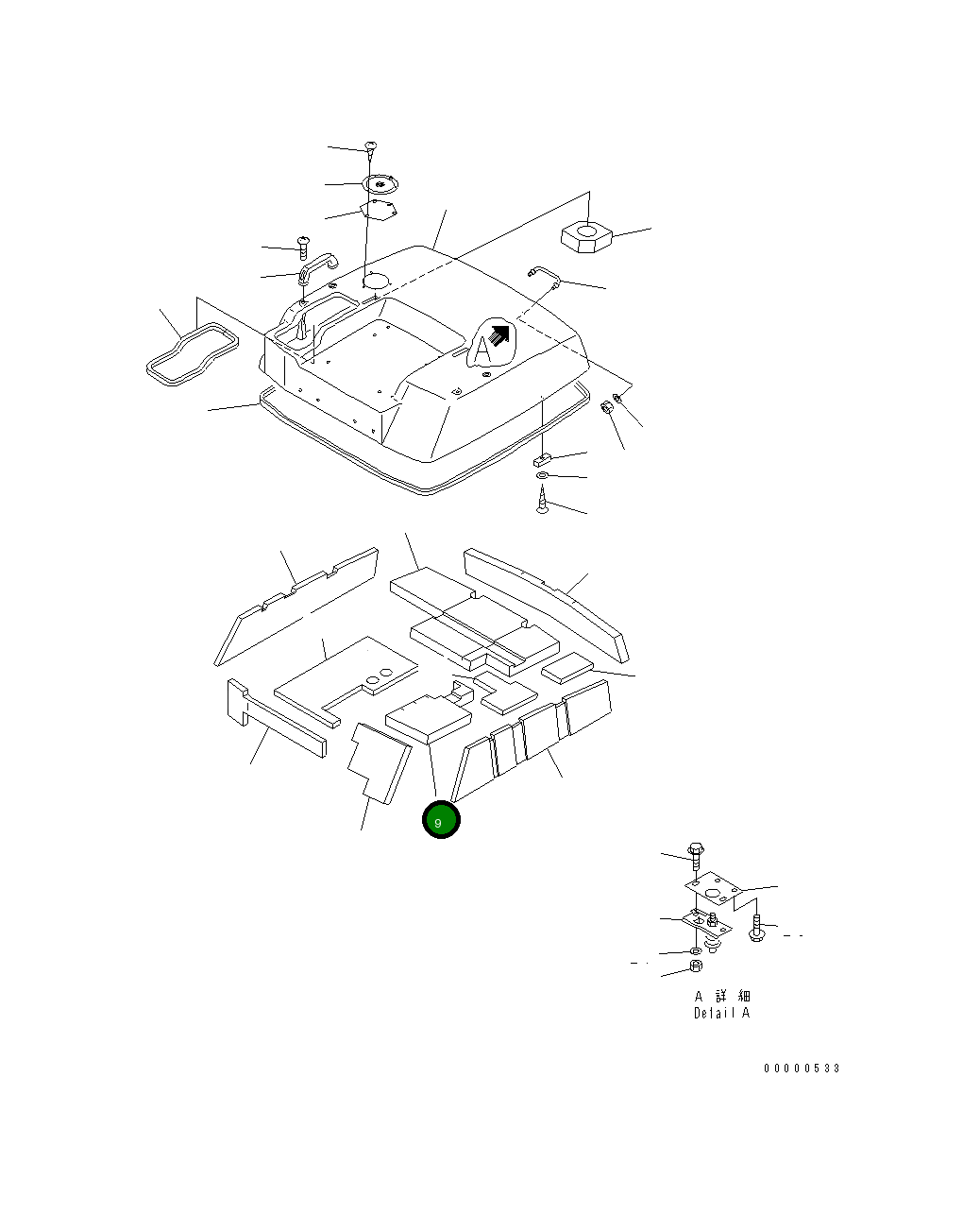 Лист 363-962-3160 Komatsu