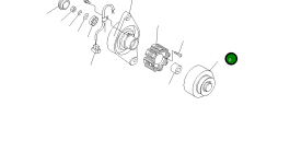 Маховик YMXM82099 Komatsu