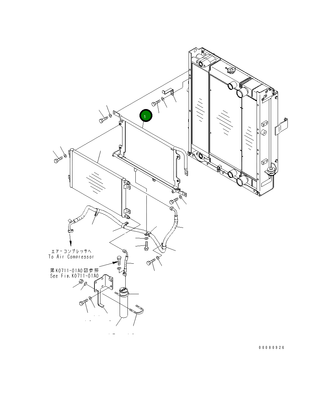 Кронштейн 418-S62-4912 Komatsu