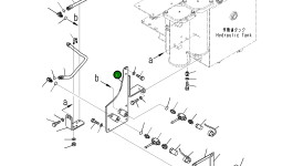 Кронштейн 561-87-8A191 Komatsu