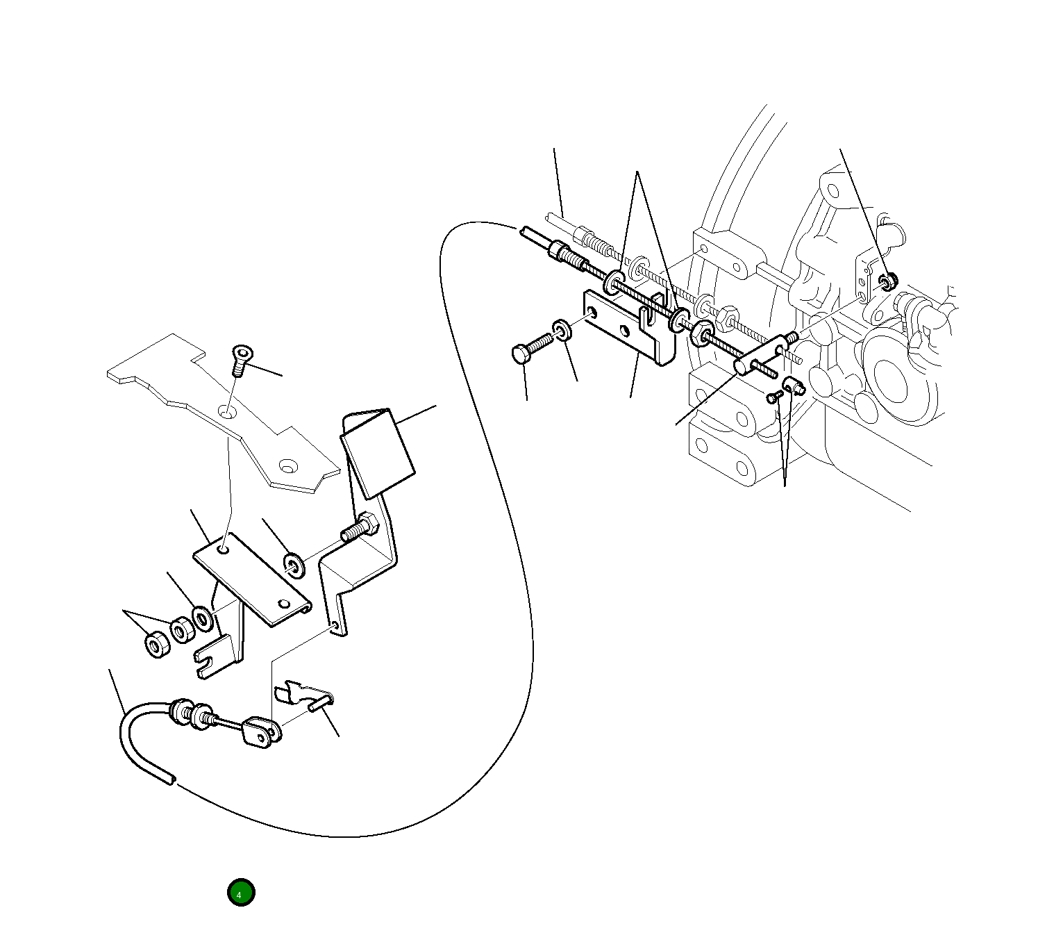 Опора 334407087 Komatsu